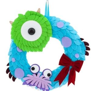 Monsters Inc Christmas wreath